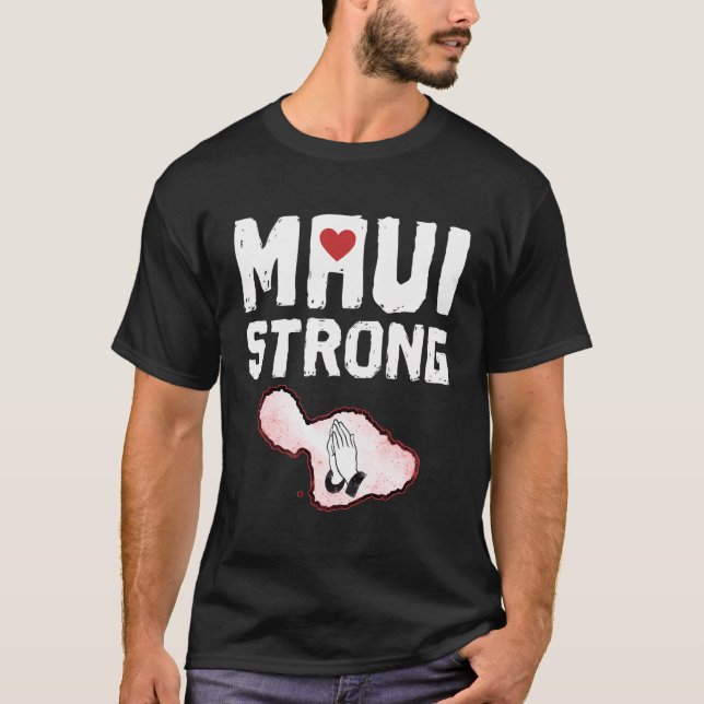 Camiseta Reze Por Maui Hawaii Forte (Frente)