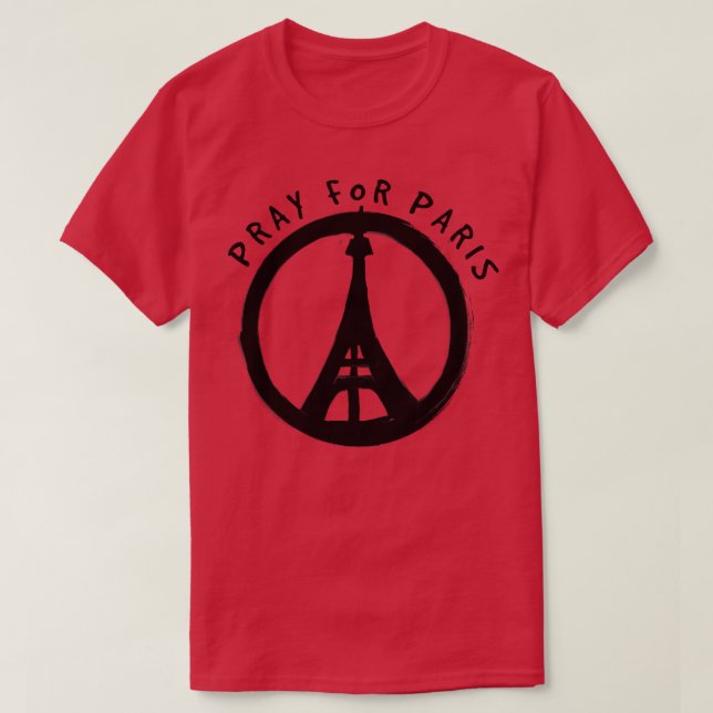 Camiseta Reze por Paris (Frente do Design)