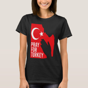 Camiseta Reze Por Turquia Reze Por Türkiye Eu Estou Com Tur