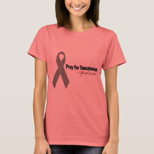 Camiseta Reze por Tuscaloosa Alabama (Houndstooth)