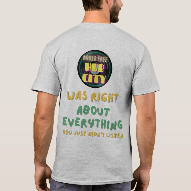 Camiseta RFHC Estava Certo (Verso)