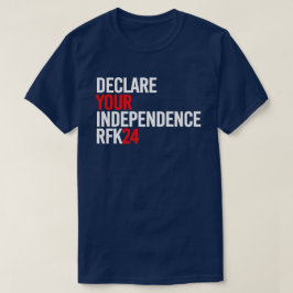 Camiseta RFK 24 - Declarar sua independência