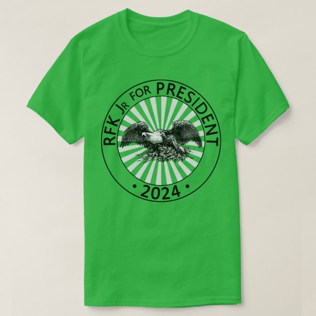 Camiseta RFK Jr Para 2024 2 (Frente do Design)