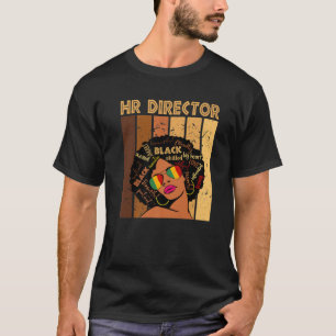 Camiseta RH Diretor Afro-Americano Mulheres Negra
