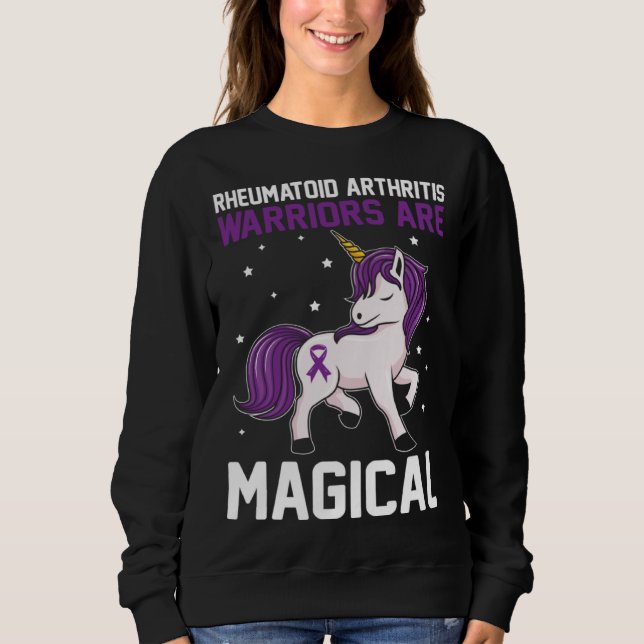 Camiseta Rheumatoid Arthritis Warriors Are Magical Awarenes (Frente)