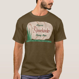 Camiseta Rhinelander Beer Retro Defunct Wisconsin Brewerian
