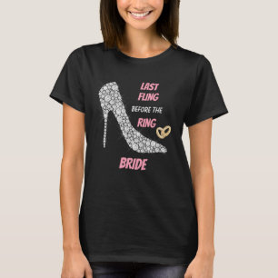 Camiseta Rhinestone Heels Última Noiva