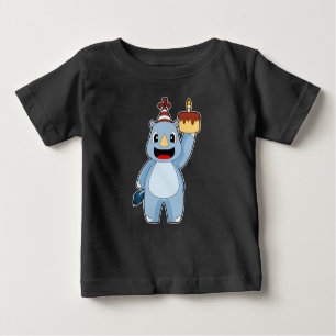 Camiseta Rhino Birthday Candle Cake
