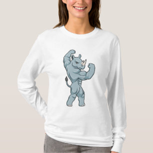Camiseta Rhino como Bodybuilder extreme