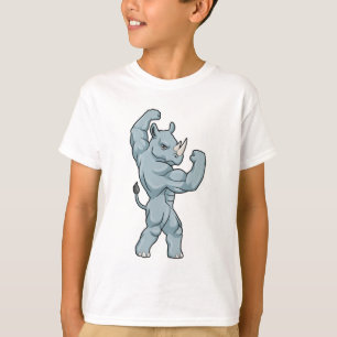 Camiseta Rhino como Bodybuilder extreme