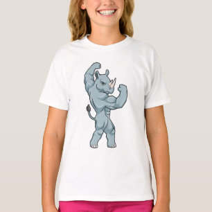 Camiseta Rhino como Bodybuilder extreme