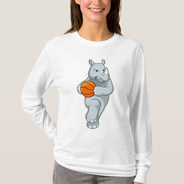 Camiseta Rhino como jogador de basquetebol (Frente)