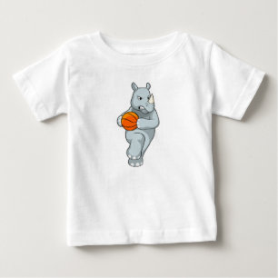 Camiseta Rhino como jogador de basquetebol