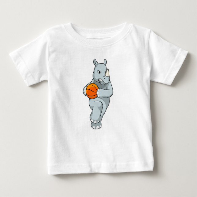 Camiseta Rhino como jogador de basquetebol (Frente)