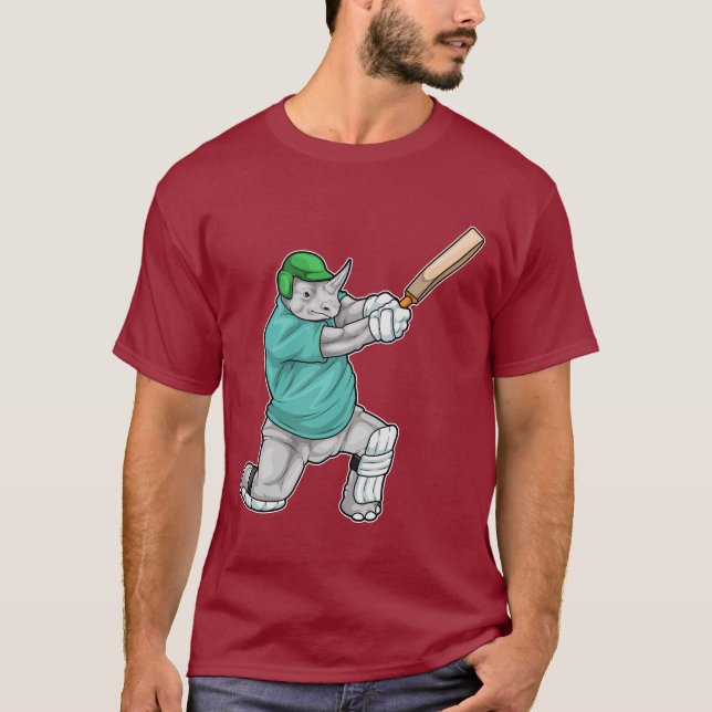 Camiseta Rhino Cricket bat (Frente)