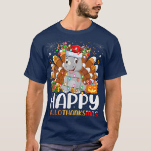 Camiseta Rhino Lover Halloween Natal Feliz Hallothanksm