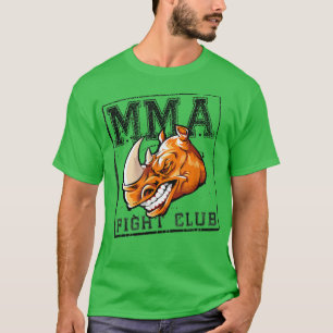 Camiseta Rhino Mied Martial Arts Mma Fighter Beast Motivat
