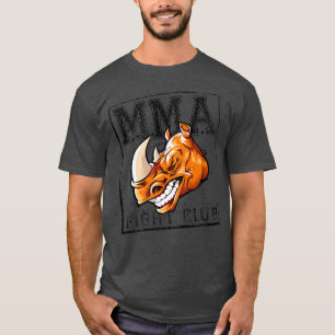 Camiseta Rhino Mixing Martial Arts MmaFighter Beast Motivat