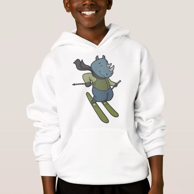 Camiseta Rhino Skier Ski (Frente)