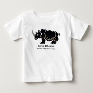 Camiseta RHINOS "Salve Bons" - Imagens animais ameaçadas