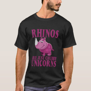 Camiseta Rhinos São Apenas Unicórnios Chubby