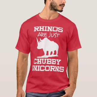 Camiseta Rhinos São Apenas Unicórnios Chubby