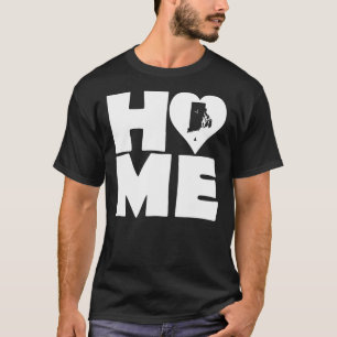 Camiseta Rhode Island Home Heart State Tees