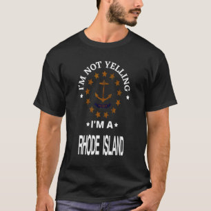 Camiseta Rhode Island para mulheres no Newport Rhode Island