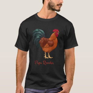 Camiseta Rhode Island Red Chicken Papa Rooster Alojantes
