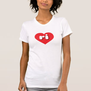 Camiseta Rhode Island Red Heart - Eu amo ri