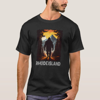 Camiseta Rhode Island Sunset retro 70s vintage hiking campi