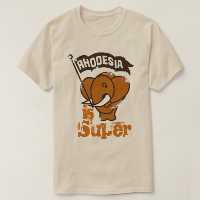 CAMISETA RHODESIA 1965 VINTAGEM (Frente do Design)