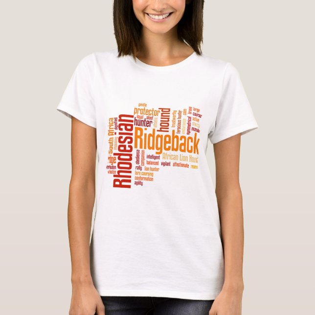 Camiseta Rhodesian Ridgeback (Frente)