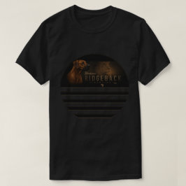 Camiseta Rhodesian Ridgeback com Leão