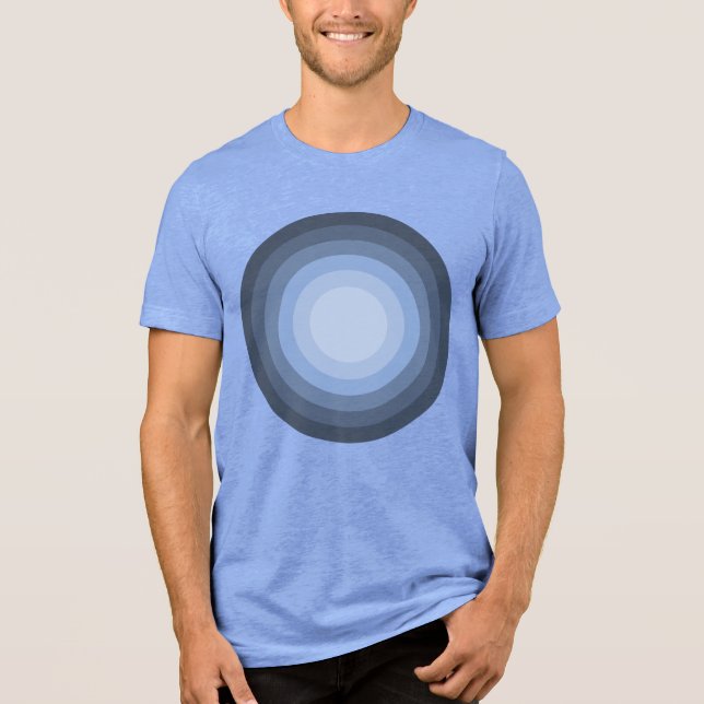 Camiseta Rholmn (Colorido de Azul) (Frente)