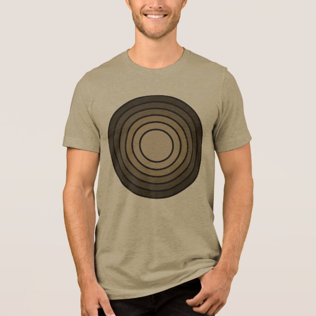 Camiseta Rholmn (Tan Combinado) (Frente)