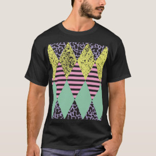 Camiseta Rhombus Moderno: Estilo sem costura Abstrato.