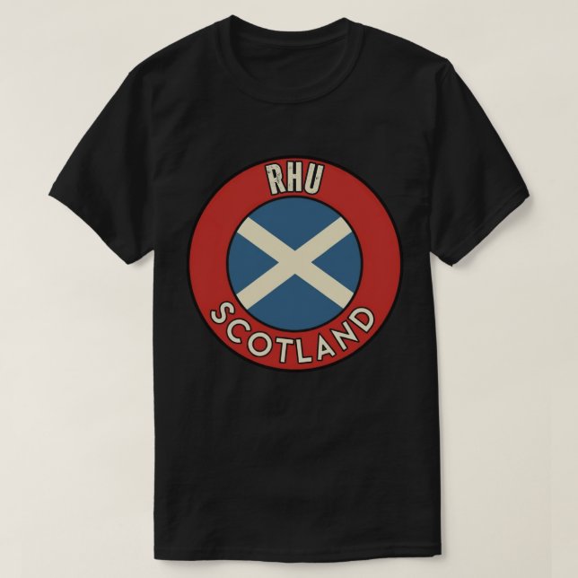 Camiseta Rhu, Escócia (Frente do Design)