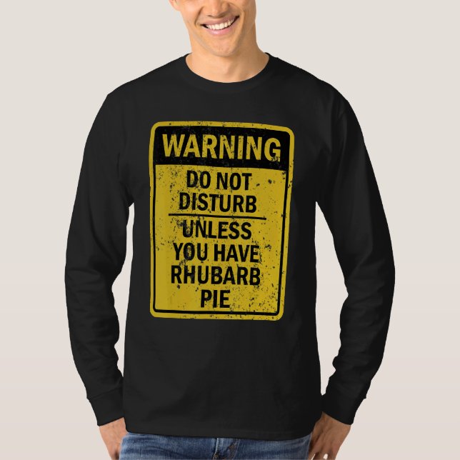 Camiseta Rhubarb Pie Comida Dessert (Frente)