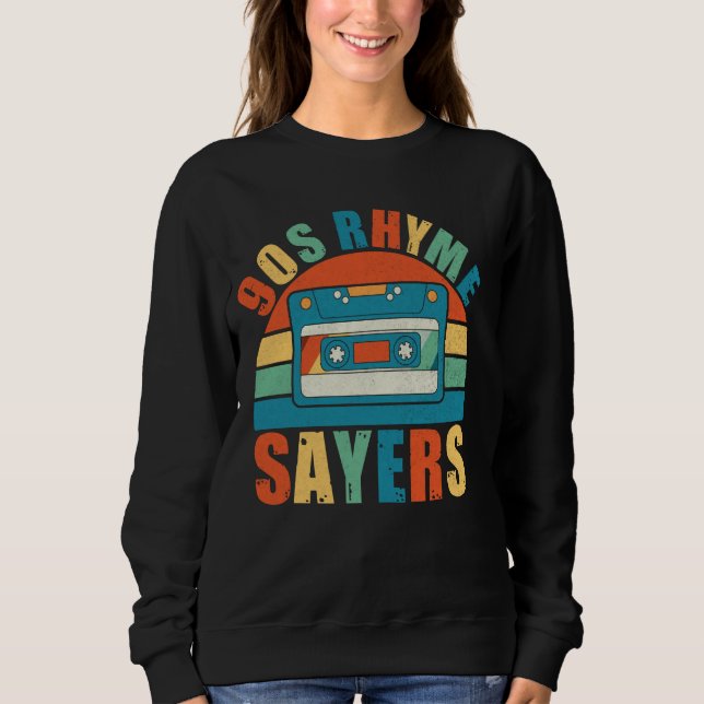 Camiseta Rhyme Sayers 90s Hip Hop (Frente)