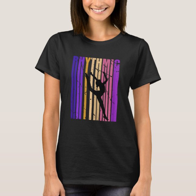 Camiseta Rhythmic Gymnastics Female Gymnast Inspiring Queen (Frente)