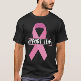 Camiseta Ri Rosa Mês de consciência do câncer de mama da Eq