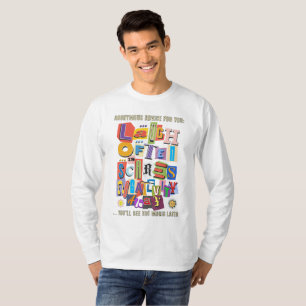 Camiseta Ria Muitas Vezes - Citação Típica Positiva Design