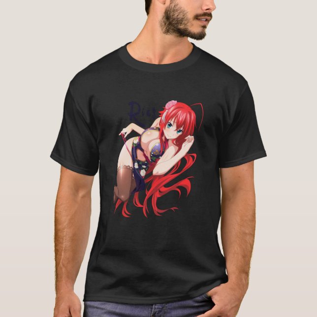 Camiseta Rias Gremory Oppai Ecchi High School DxD (Frente)