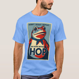 Camiseta Ribbit Resist Repeat No Hope Without Hop Portland 