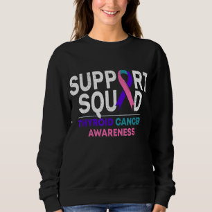 Camiseta Ribbo Mês do Câncer de tiróide do Esquadrão de Sup