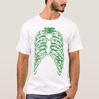 Camiseta Ribcage e luz da omoplata
