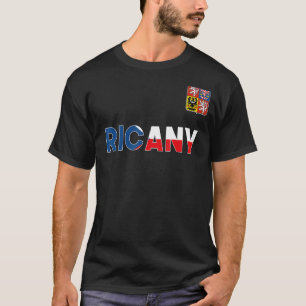 Camiseta Ricany República Checa, Bandeira do Coração, Casac