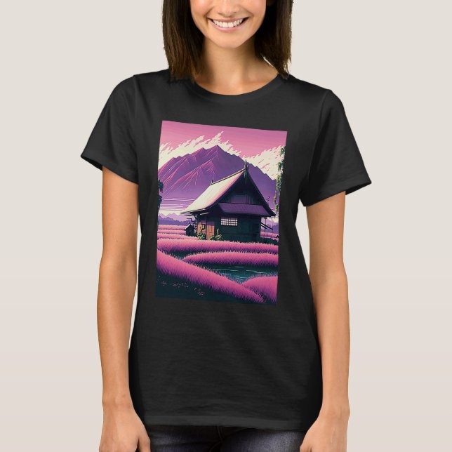 Camiseta Rice Field Landscape Japan (Frente)