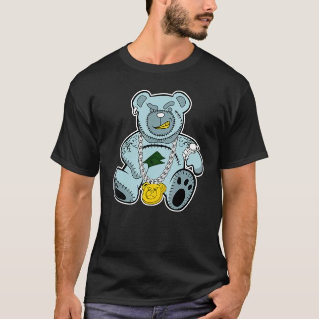 Camiseta Rich Bear Hiphop Legend Blue 11s Matching (Frente)